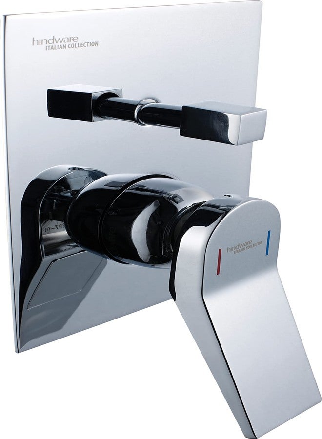 طقم قطع غيار نحاسية مطلية بالكروم من مجموعة هندوير الإيطالية F410016CP، مُصمم خصيصًا لمحول التدفق العالي ذي ذراع واحد مخفي (مناسب لـ F8591).